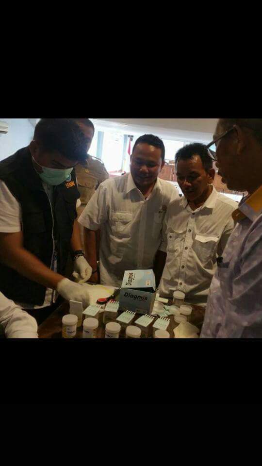 Tes urine DPRD Lima Puluh Kota